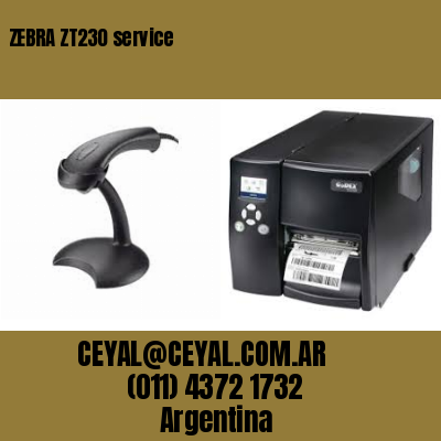 ZEBRA ZT230 service