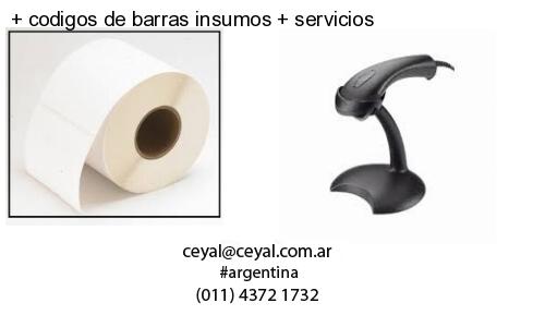   codigos de barras insumos   servicios