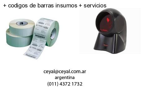   codigos de barras insumos   servicios