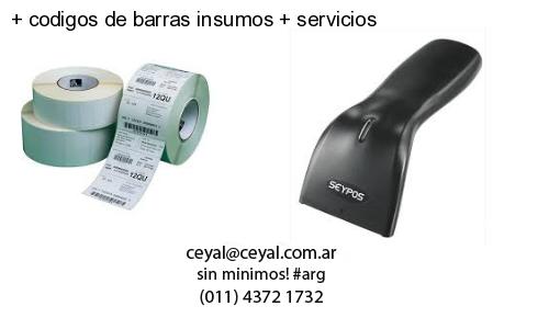   codigos de barras insumos   servicios