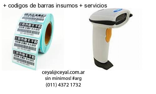   codigos de barras insumos   servicios