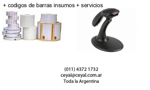   codigos de barras insumos   servicios