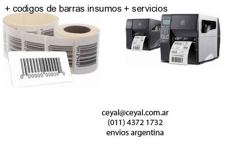   codigos de barras insumos   servicios