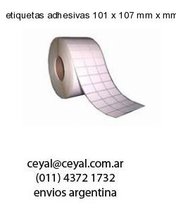 etiquetas adhesivas 101 x 107 mm x mm