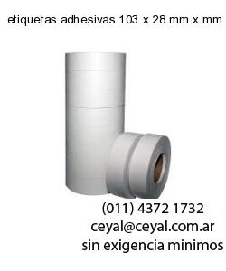 etiquetas adhesivas 103 x 28 mm x mm