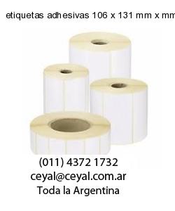 etiquetas adhesivas 106 x 131 mm x mm