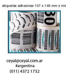 etiquetas adhesivas 107 x 149 mm x mm