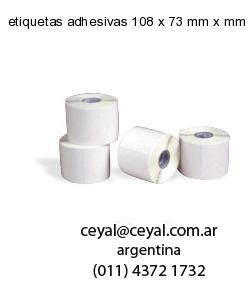 etiquetas adhesivas 108 x 73 mm x mm