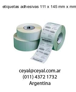 etiquetas adhesivas 111 x 145 mm x mm