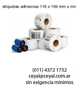 etiquetas adhesivas 118 x 169 mm x mm