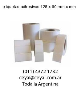 etiquetas adhesivas 128 x 60 mm x mm