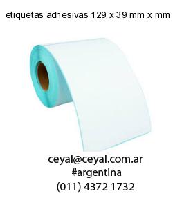 etiquetas adhesivas 129 x 39 mm x mm