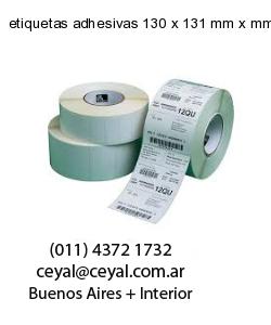 etiquetas adhesivas 130 x 131 mm x mm