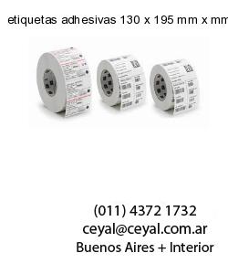 etiquetas adhesivas 130 x 195 mm x mm