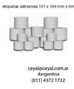 etiquetas adhesivas 131 x 194 mm x mm