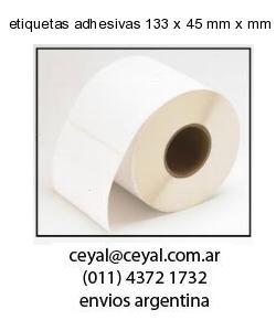 etiquetas adhesivas 133 x 45 mm x mm