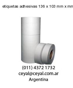 etiquetas adhesivas 136 x 103 mm x mm