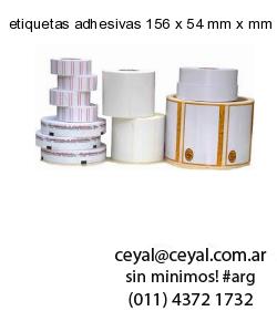 etiquetas adhesivas 156 x 54 mm x mm