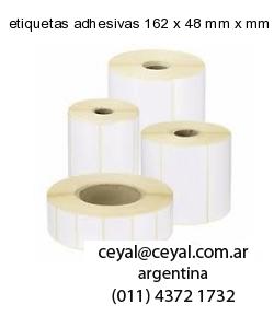 etiquetas adhesivas 162 x 48 mm x mm