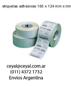 etiquetas adhesivas 163 x 124 mm x mm