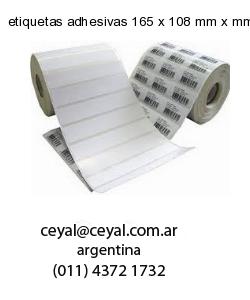 etiquetas adhesivas 165 x 108 mm x mm
