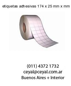 etiquetas adhesivas 174 x 25 mm x mm