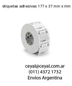 etiquetas adhesivas 177 x 37 mm x mm