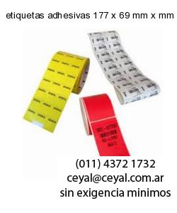 etiquetas adhesivas 177 x 69 mm x mm