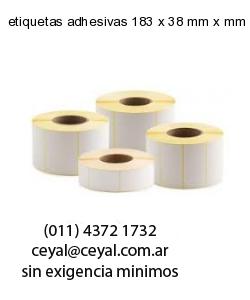 etiquetas adhesivas 183 x 38 mm x mm