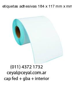 etiquetas adhesivas 184 x 117 mm x mm