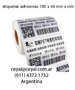 etiquetas adhesivas 185 x 49 mm x mm