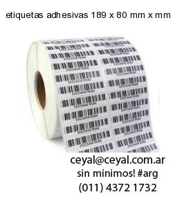 etiquetas adhesivas 189 x 80 mm x mm