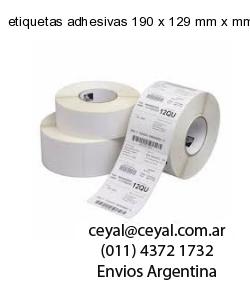 etiquetas adhesivas 190 x 129 mm x mm