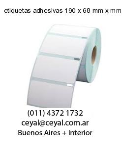 etiquetas adhesivas 190 x 68 mm x mm