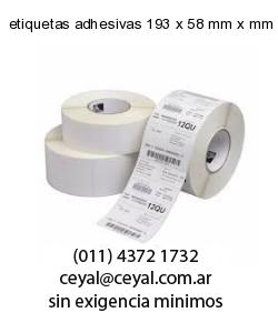etiquetas adhesivas 193 x 58 mm x mm