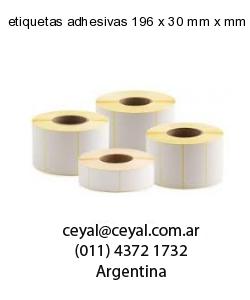 etiquetas adhesivas 196 x 30 mm x mm