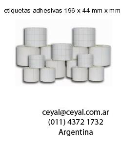 etiquetas adhesivas 196 x 44 mm x mm