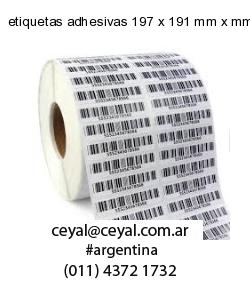 etiquetas adhesivas 197 x 191 mm x mm