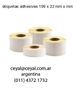 etiquetas adhesivas 199 x 22 mm x mm