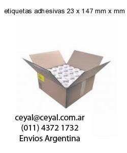 etiquetas adhesivas 23 x 147 mm x mm