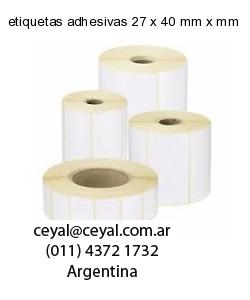 etiquetas adhesivas 27 x 40 mm x mm