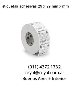 etiquetas adhesivas 29 x 29 mm x mm