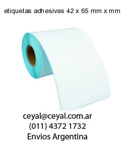 etiquetas adhesivas 42 x 65 mm x mm