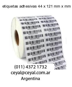 etiquetas adhesivas 44 x 121 mm x mm
