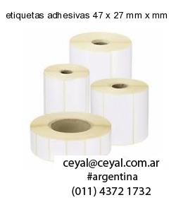 etiquetas adhesivas 47 x 27 mm x mm