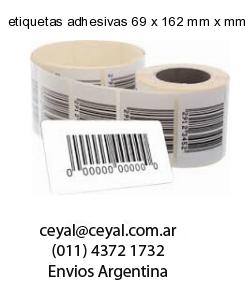 etiquetas adhesivas 69 x 162 mm x mm