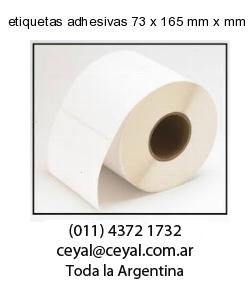 etiquetas adhesivas 73 x 165 mm x mm