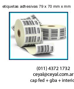 etiquetas adhesivas 79 x 70 mm x mm