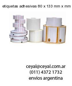 etiquetas adhesivas 80 x 133 mm x mm