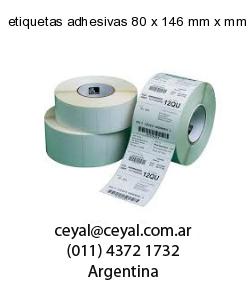 etiquetas adhesivas 80 x 146 mm x mm
